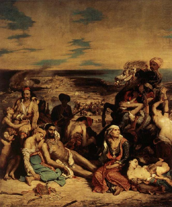 Eugene Delacroix The Massacer at Chios china oil painting image